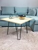 DĘBOWY stolik loft, industrialny, stół, 0224 - 7
