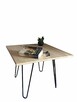 DĘBOWY stolik loft, industrialny, stół, 0224 - 5