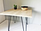 DĘBOWY stolik loft, industrialny, stół, 0224 - 11