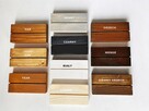DREWNIANY STOLIK, 3 szt, komplet, kawowe, 0191 - 6