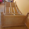 Solidne łóżko drewniane 90cmx200cm ze stelażem regulowanym - 2