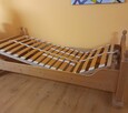 Solidne łóżko drewniane 90cmx200cm ze stelażem regulowanym - 3