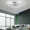 Lampa Kryształowa LED 3 Kloszowa Światło Zimne Białe 6000K - 5