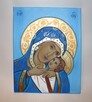 Obraz olejny Matka Boża i Dzieciątko Jezus ikona Maryja - 1