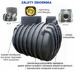 ZBIORNIK NA WODĘ DESZCZOWĄ 2000L ZESTAW Z POMPĄ AUTO - 8