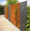 Nowoczesne ogrodzenie CORTEN- dekoracje ogrodowe-balustrady - 12