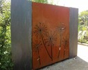 Nowoczesne ogrodzenie CORTEN- dekoracje ogrodowe-balustrady - 11