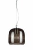 Szklana lampa wisząca walec na lince ROLLSBO - 6