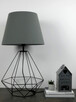 Lampa biurkowa INDAL industrialny podstawa czarna lub biała - 4
