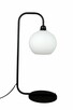 Lampa biurkowa BOLLESTAD biała kula szkło nowoczesny - 2