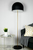 Lampa podłogowa GUSTAVS złoty czarny nowoczesny glamour - 3
