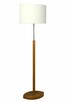 Lampa podłogowa MELLBY skandynawski abażur ecru - 2