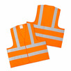 Kamizelka BHP ostrzegawcza typu - 2 pomarańczowa - 3