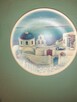 Talerz ozdobny, dekoracyjny Grecja Santorini - 2
