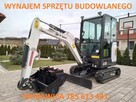 WYNAJEM WYPOŻYCZALNIA MINIŁADOWARKA ŁADOWARKA KRAJ 1,9T - 8