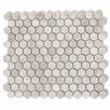 Mozaika heksagonalna z marmuru Tundra grey - 2