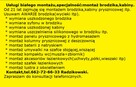 Brodzik, kabina prysznicowa, bateria - profesjonalny montaż. - 2