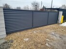Brama przesuwna żaluzjowa, brama przesuwna, nowoczesna brama - 2