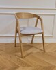 Krzesło z podłokietnikiem drewniane dębowe Carmen - 4