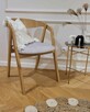 Krzesło z podłokietnikiem drewniane dębowe Carmen - 5