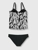 40B FIREFLY Damskie tankini Lorisa czarno-białe - 3