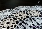 Serweta szydełkowa w kwiaty, moje rękodzieło (37 cm) - 2
