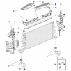 Opel Astra K 5 V - osłona kierownica wlot powietrza 39179271 - 2
