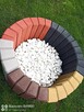 Nowość! Palisady obrzeża trapezowe betonowe brąz grafit 30cm - 3