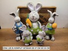 królik gipsowy zajaczek z gipsu figurki wielkanocne - 13