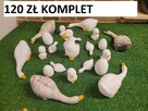 figurki wielkanocne zajączek gipsowy królik gąski kaczka kur - 14