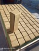 Nowość! Palisady obrzeża trapezowe betonowe brąz grafit 30cm - 8