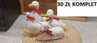 figurki wielkanocne zajączek gipsowy królik gąski kaczka kur - 10