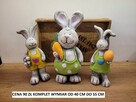 królik gipsowy zajaczek z gipsu figurki wielkanocne - 8