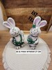 królik gipsowy zajaczek z gipsu figurki wielkanocne - 10
