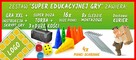 giga gra XXL Chińczyk POLSKIE ZWIERZĘTA - 4