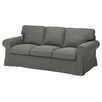 Sofa EKTORP IKEA szara, bardzo dobry stan, kanapa 3 osobowa - 1