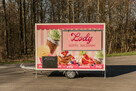 przyczepa gastronomiczna gotowy biznes lody lodziarnia 3,5 m - 13