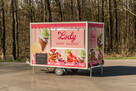 przyczepa gastronomiczna gotowy biznes lody lodziarnia 3,5 m - 12