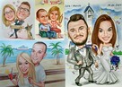 PORTRETY KARYKATURY prezent na Ślub, Urodziny, Rocznicę - 4