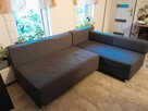 Narożnik sofa z funkcją spania stan bardzo dobry - 4
