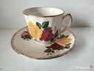 Stara angielska porcelana Filiżanka Róże STAFFORDSHIRE - 3