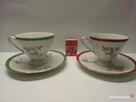 Śląska porcelana zestaw kawa dla dwojga Wałbrzych 1952 - 4