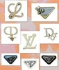 Broszka Yves Saint Laurent YSL złota - 4