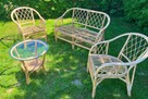 Komplet mebli rattanowych - JASKIER - 9