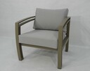 Zestaw mebli ogrodowych MAGNOLIA z technorattanu i aluminium - 4