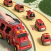 WOOPIE Laweta Drogowa Zestaw 5 Aut - Straż Pożarna - 2