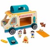 Tooky Toy Drewniany Kamper Postacie Kemping - 3