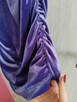 Sukienka fioletowa welurowa Sinsay XXL - 4