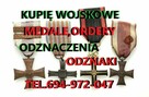 KUPIĘ WOJSKOWE STARE ORDERY, MEDALE, ODZNAKI, ODZNACZENIA - 8