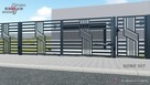 Brama skrzydłowa, nowoczesne ogrodzenia panelowe, balustrady - 15